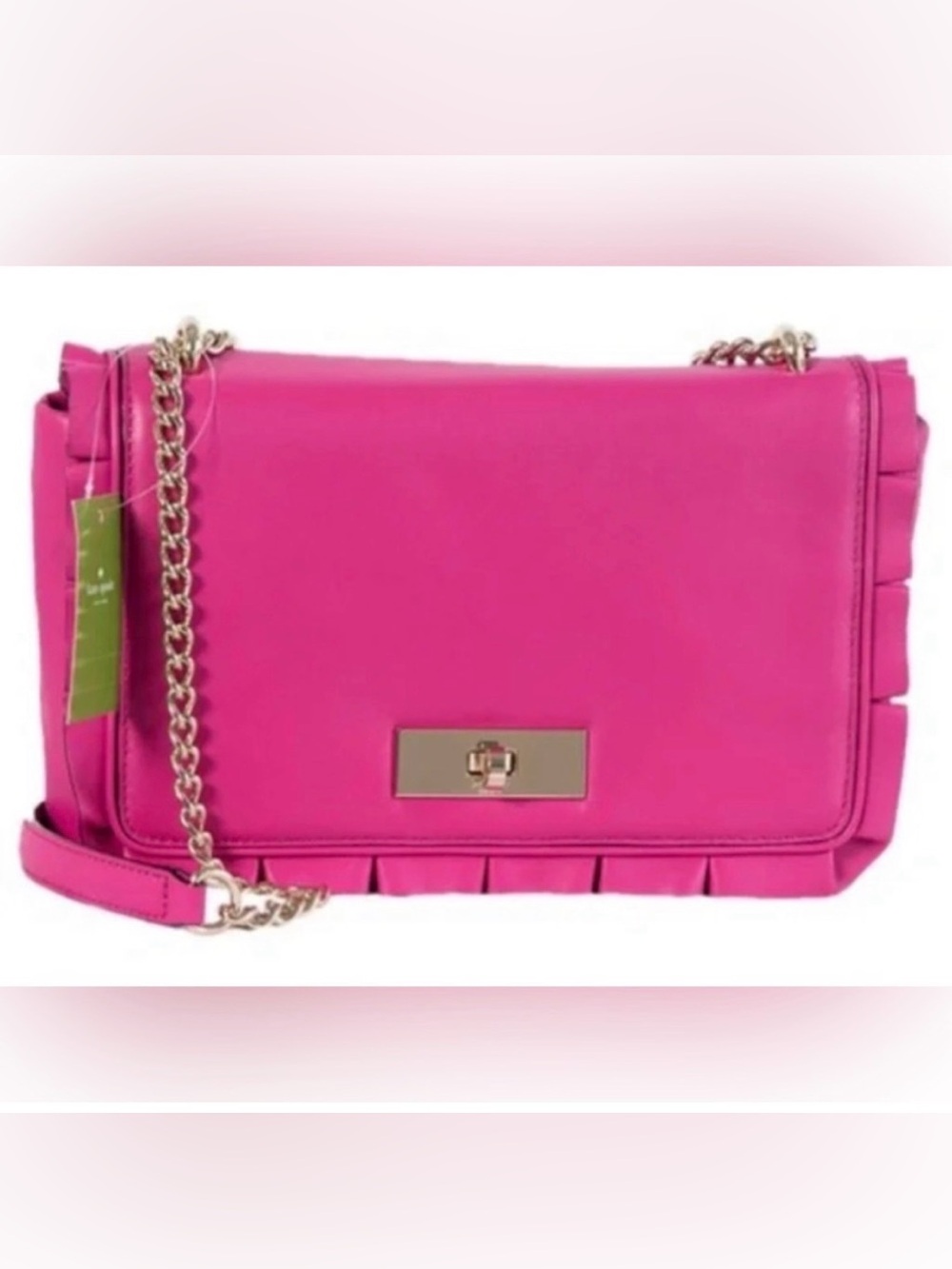 💗 NWT Kate Spade ♠️ Daniella Danbury Street Pink Leather Crossbody Bag